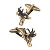 Men's Cufflinks Reindeer Cufflink Polished Cufflinks, Shirt Jewelry