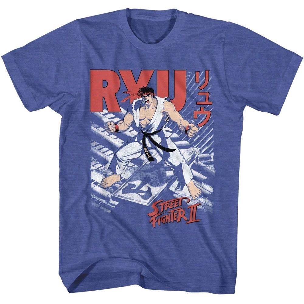 Street Fighter Ryu Royal Heather  Short Sleeve Children s T-shirt 140