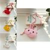 Adorable Mini Canvas Bunny Shoulder Bag For Kids Cute Cartoon Animal Crossbody