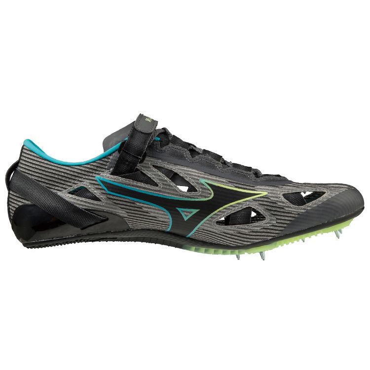 Mizuno Scarpe da Corsa Unisex Elite X-Laser Elite 2 Professional Low-Top Scarpe da Corsa Grigio Blu U1GA220138