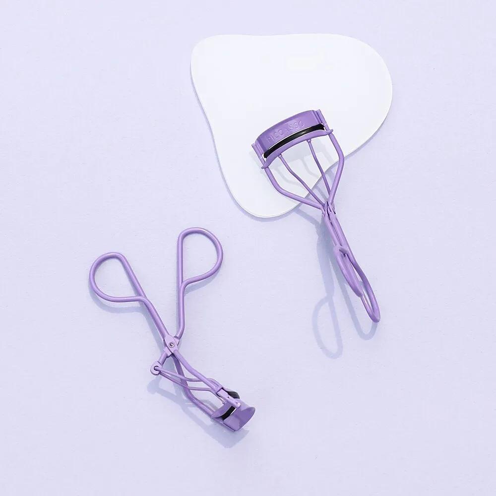 PICCASSO Collezioni Purple Eyelash Curler + Silicone Refill Pad 2ea