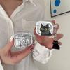 Imd feather cat is suitable for Apple Airpodspro1 earphone protective case cover 1pro second and third generation earphone case.