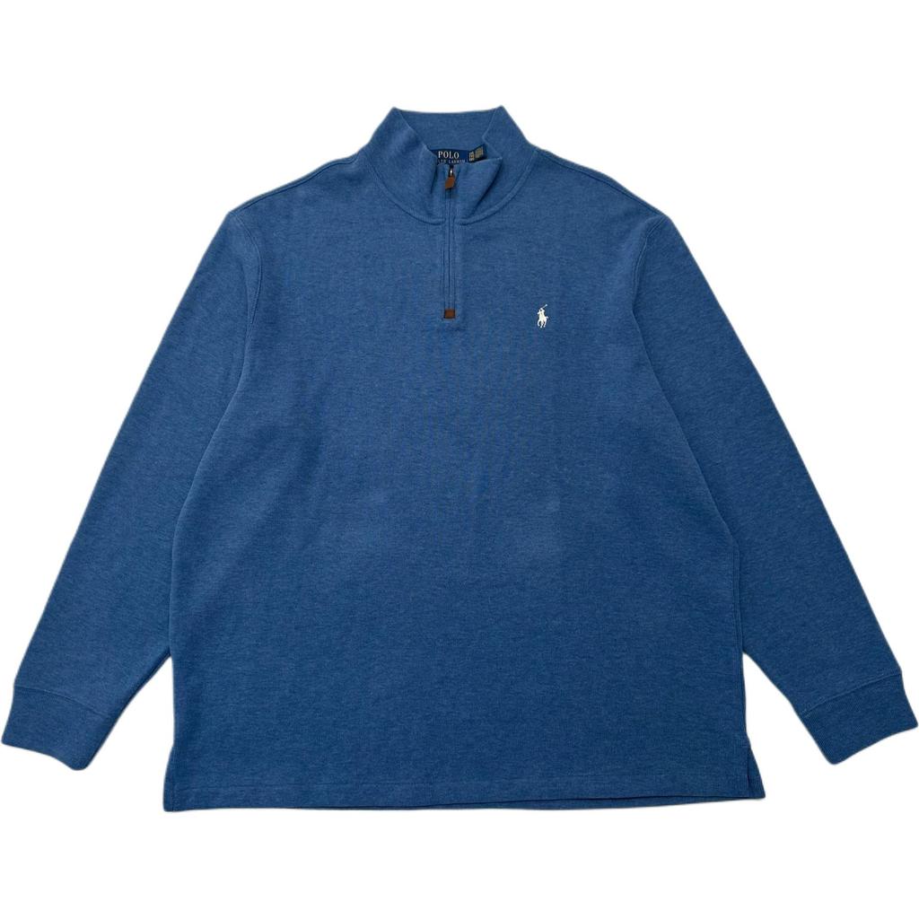 Polo Ralph Lauren Ss26 Logo Embroidered Half-Zip Stand Collar Long Sleeve Sweatshirt Men Sweatshirt 710635035-066