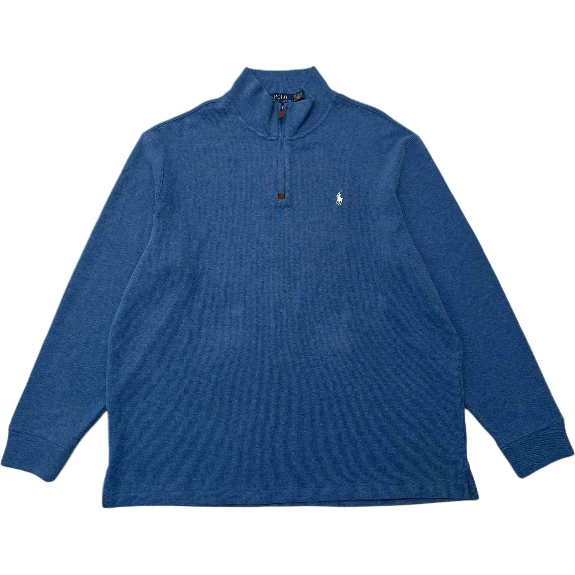 

Polo Ralph Lauren Ss26 Logo Embroidered Half-Zip Stand Collar Long Sleeve Sweatshirt Men sweatshirt 710635035-066 2XL