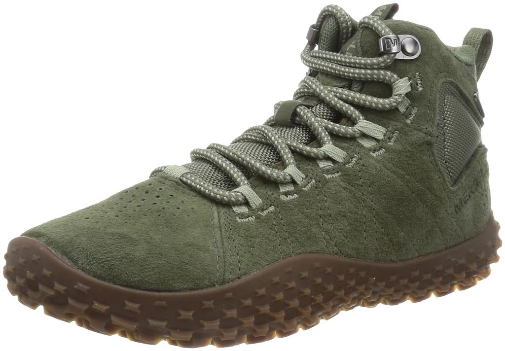 Merrell WRAPT MID WATERPROOF Hiking Size 2E Women's Shoes, LICHEN, 25.0 Cm,