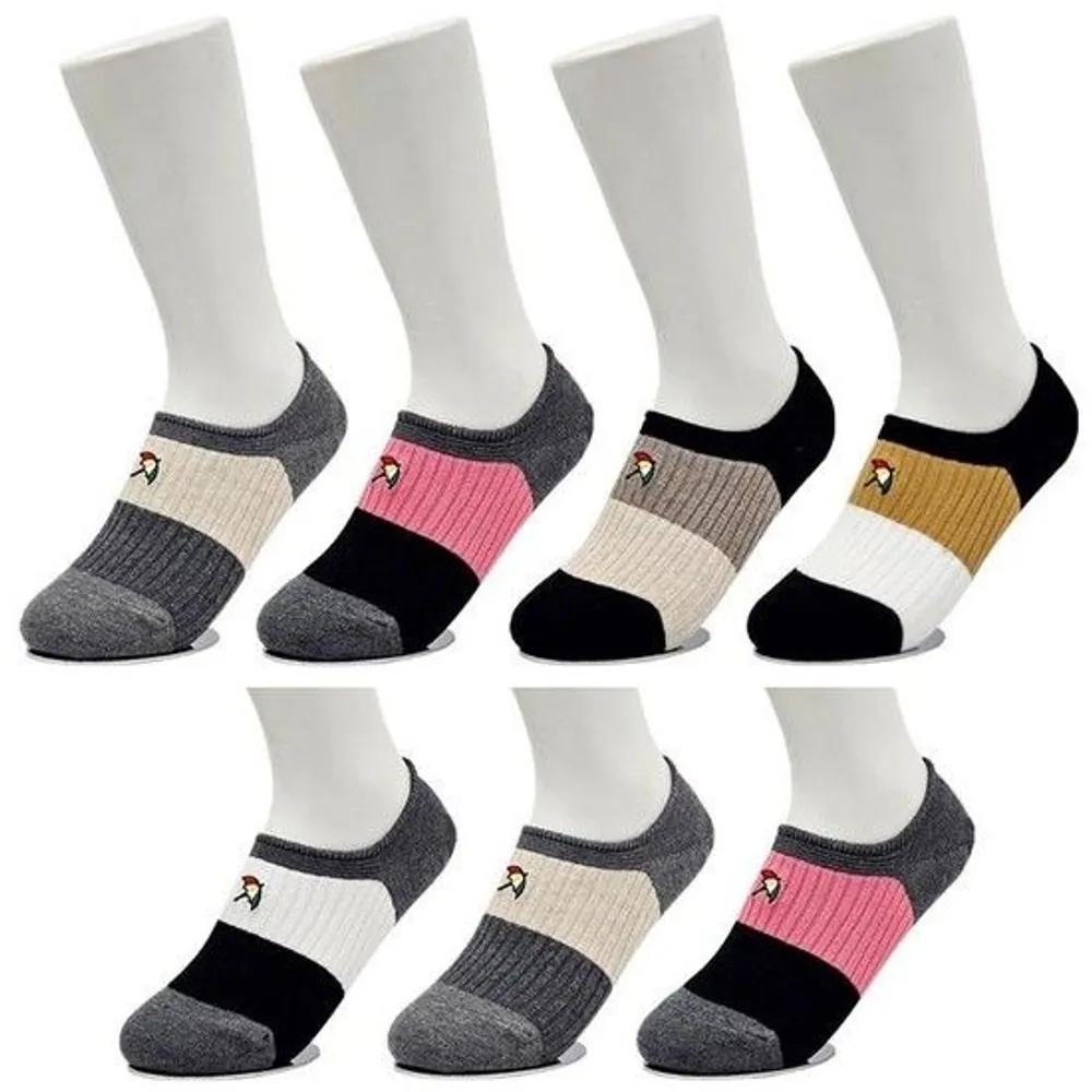 Arnold Palmer Minimizing Slip-off Women s Class A Tricolor Overshoes 7 Pairs KL002 Cotton Overshoes KL002_7 pairs