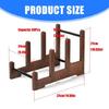 Durability Wood Vinyls Record Holder 3Tier Storage Racks for Album Ideal for Living Room or Study Easy Assembly