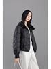 2025 Women's Korean Style Lightweight Hooded Down Jacket - Short, Taped Seam, Winter Fashion