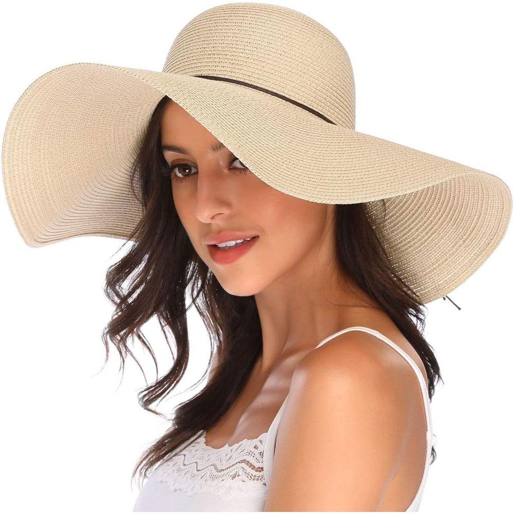 Wide Brim Roll-up Beach Sun Hat for Women with UPF 50+ Protection United States
