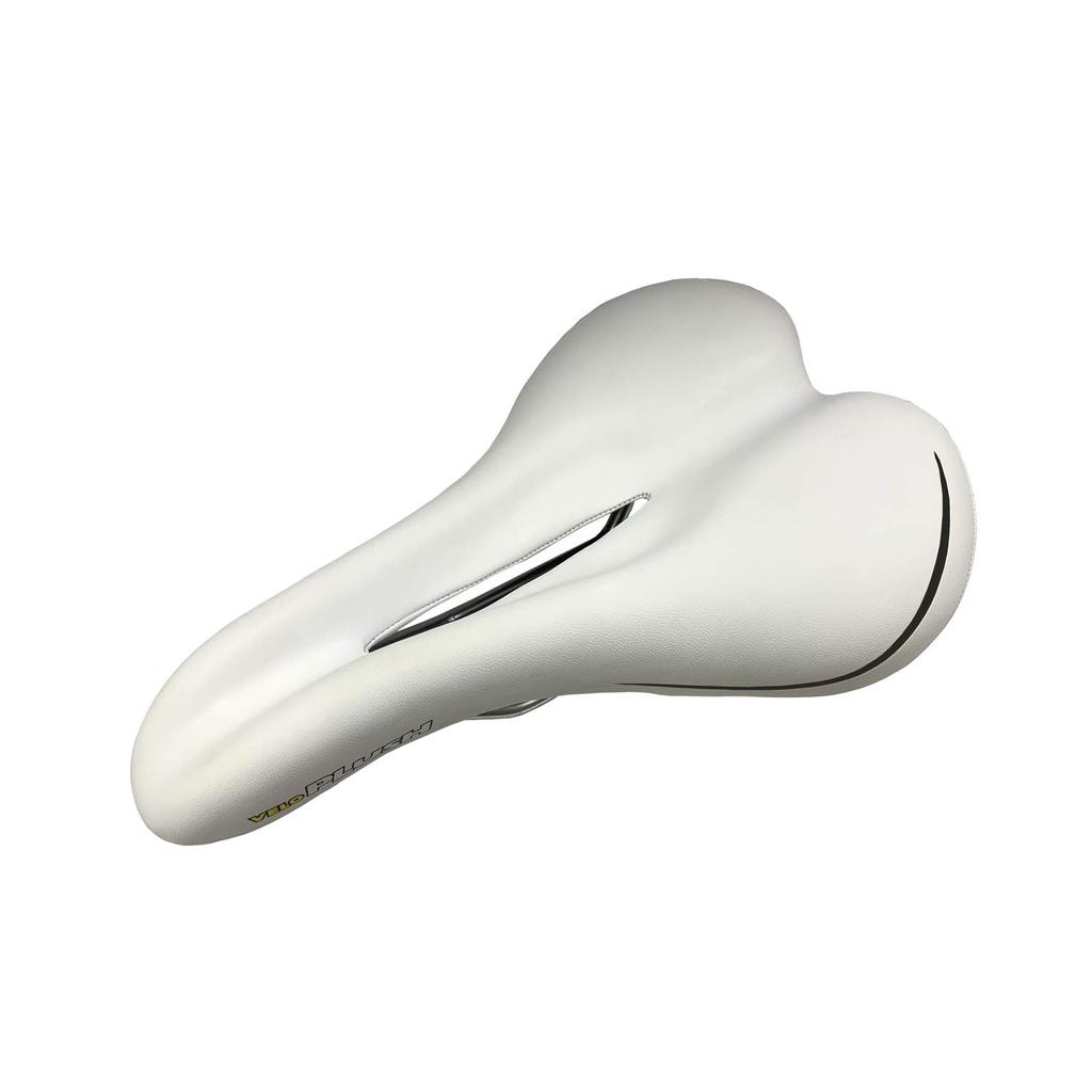 VELO Plush Saddle for Men WHITE VL-3147 SL-OTR-M007