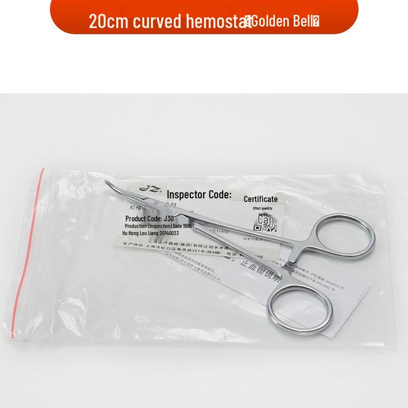 Stainless Steel Hemostatic Forceps - Straight/Curved Head, Surgical/Vascular Use, In Stock