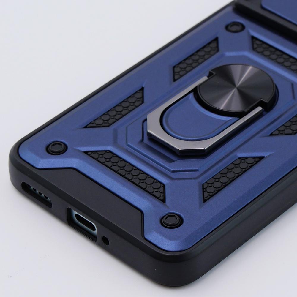Armored case for Xiaomi 13T / 13T Pro, CamShield Slide, navy blue