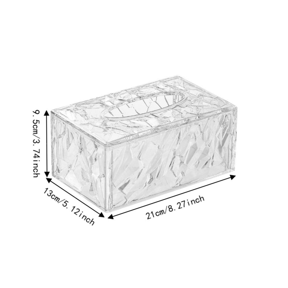 Dust Resistant Wipes Container Large Capacity Desktop Tissue Dispenser Facial Tissue Holder Home