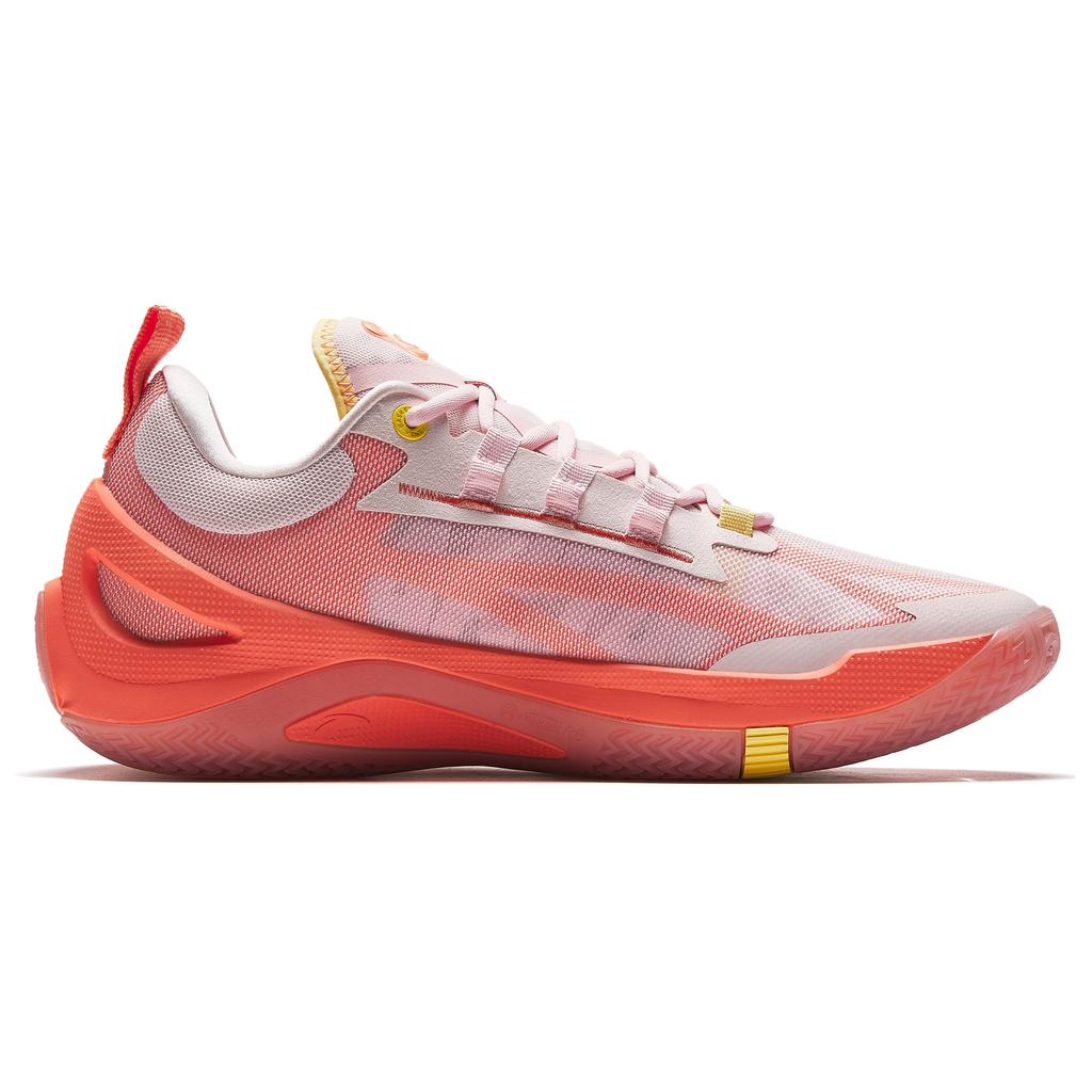 Anta Instantaneous 1 Broskvové nízké basketbalové boty Pánské Růžové