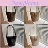 Pu Water Bucket Bag For Women With Zipper Closure And Cell Phone Pocket For Casual Daily Use