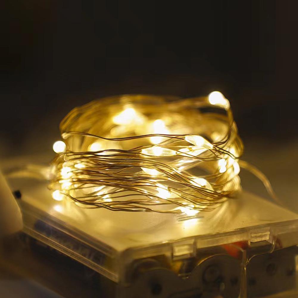 LED String Lights Atmosphere Small Colored Light Battery Powered Fairy Lights For Christmas Outdoor Room Festival Decor