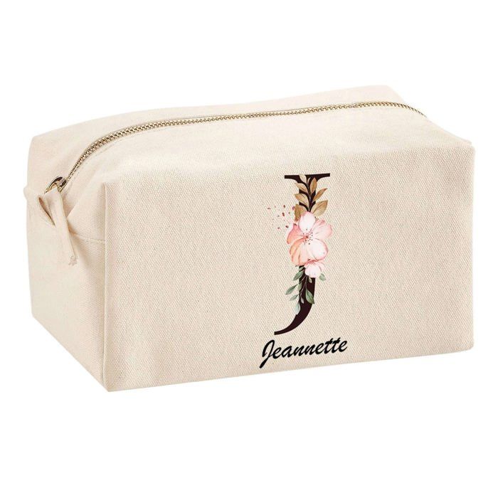 Multifunction Pouch Jeannette Letter Flower Birthday Christmas Gift Personalized Idea | School Pouch Office Supplies