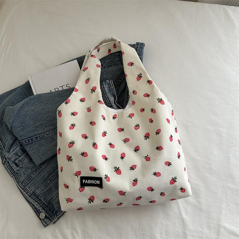 Stylish And Spacious Black White Pink Canvas Tote Bag For Women Ideal For Commuting 2024 Summer New Design