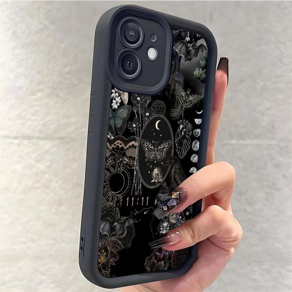 Halloween Black Groove Staircase iPhone Case for 15/16/17 Pro Max