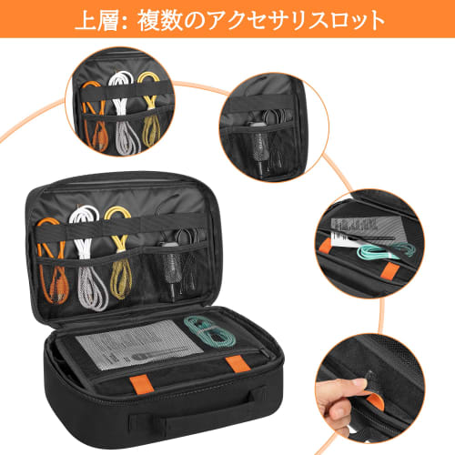 Trunab Microphone Case for 3 Microphones, Microphone Storage Bag