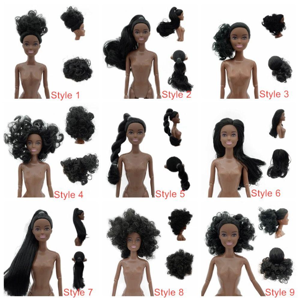 11 Mehrgelenkige Schwarze Puppen Bewegliche 30cm Puppe Spielzeug Kinderspielzeug Afrikanische Puppen Verkleiden