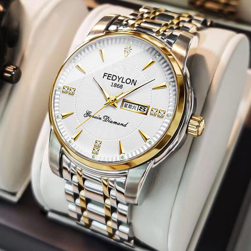 Men'S Watch Men'S Famous Watch Quartz Men'S Watch Student Luminous Steel Belt Waterproof Fully Automatic Non Mechanical WatchWedding Jewelry