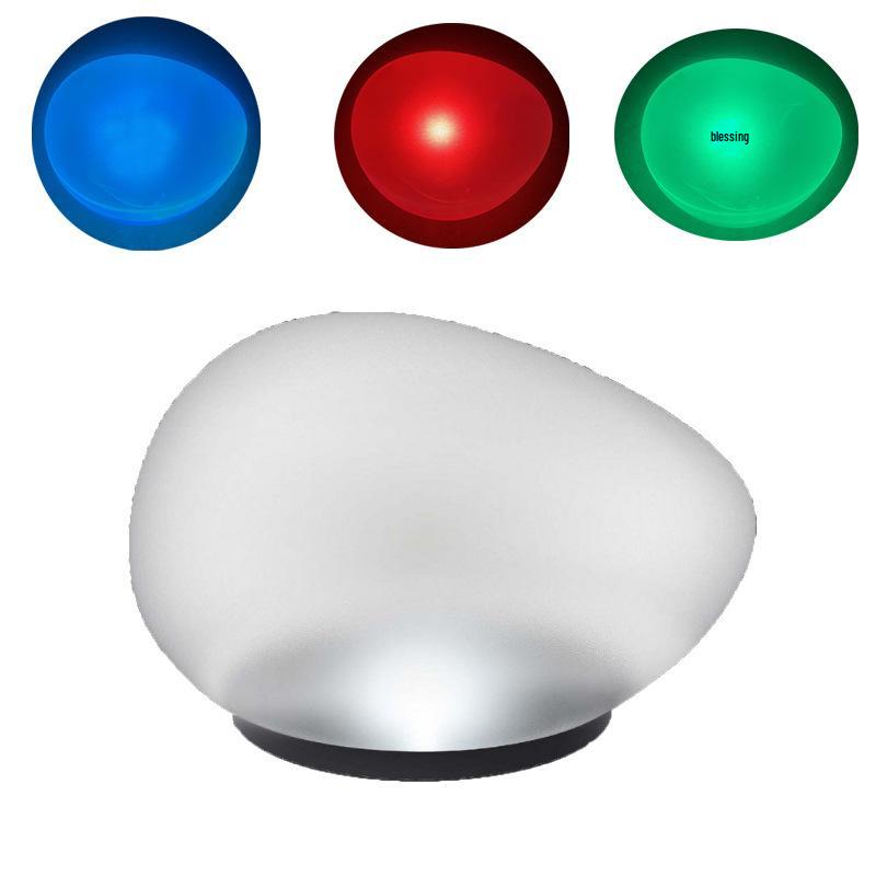 Outdoor Solar Pebble Garden Lights for Lawn and Courtyard