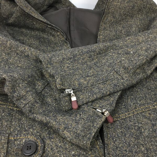 Mila Schn Silk Blend Blouson Brown Size 40(USED)