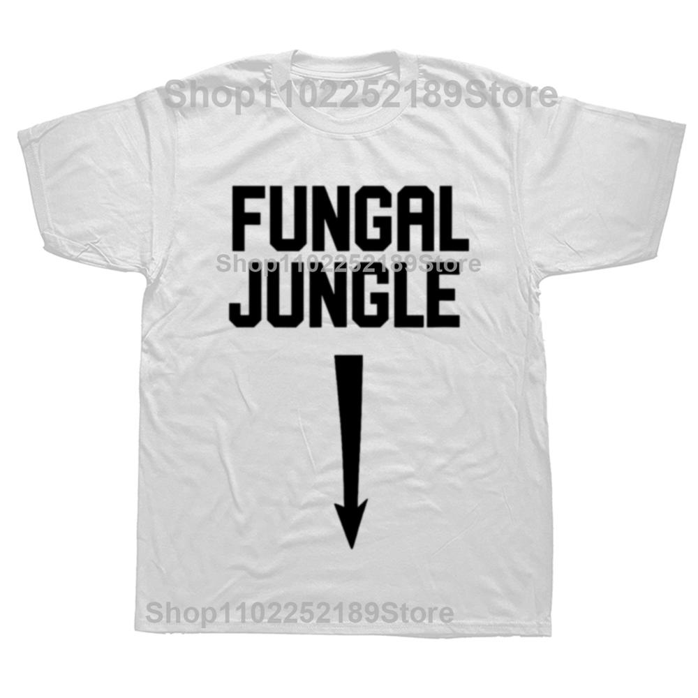 Funny Sexual Adult Humor Fungal Jungle Offensive T-shirt Men Fashion Casual Oversized Tshirt 100% Cotton Loose Oversized T Shirt