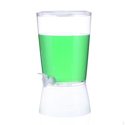 Drink Dispenser Container 9L Buffet with Lid Sealed Bottle Stand Transparent Storage Pot