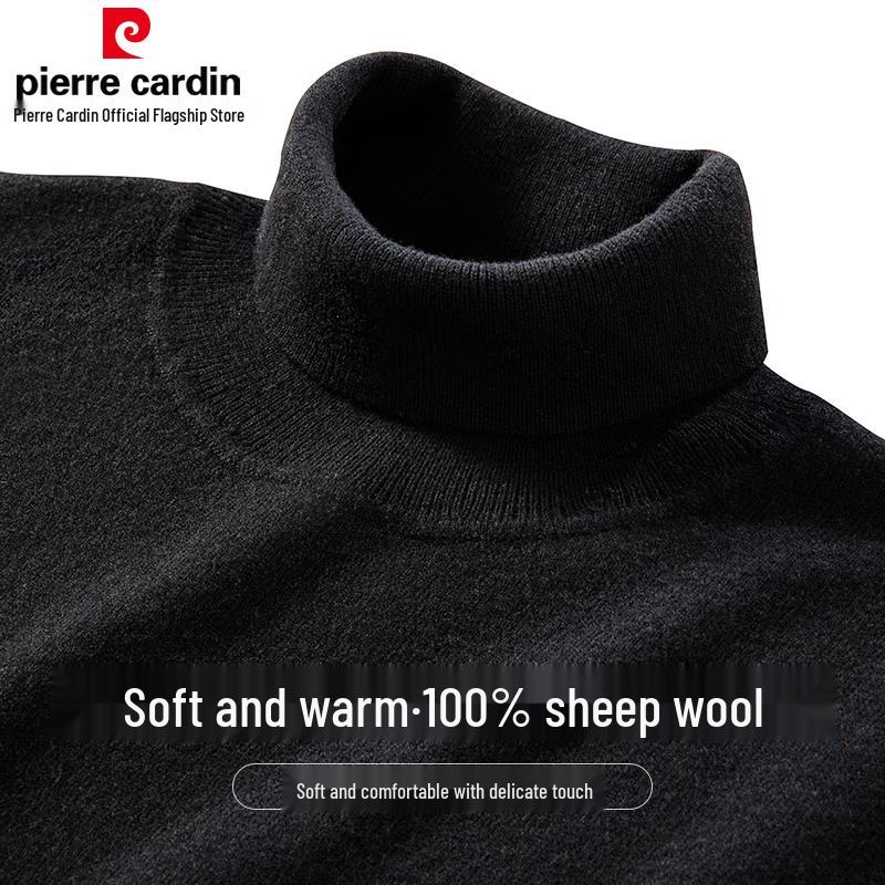 

Pierre Cardin Men s 100% Wool Turtleneck Sweater 3XL