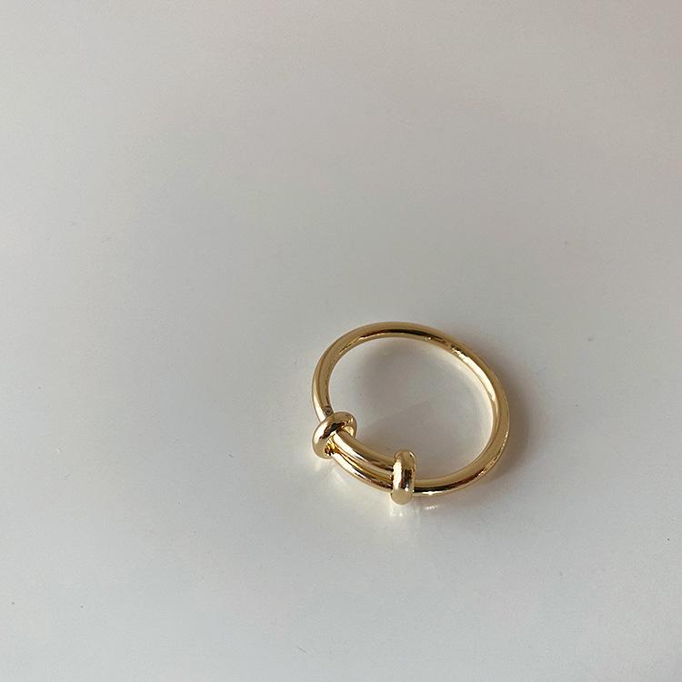 Korean Personality Metal Ring for Women - Simple, Versatile, and Fashionable
