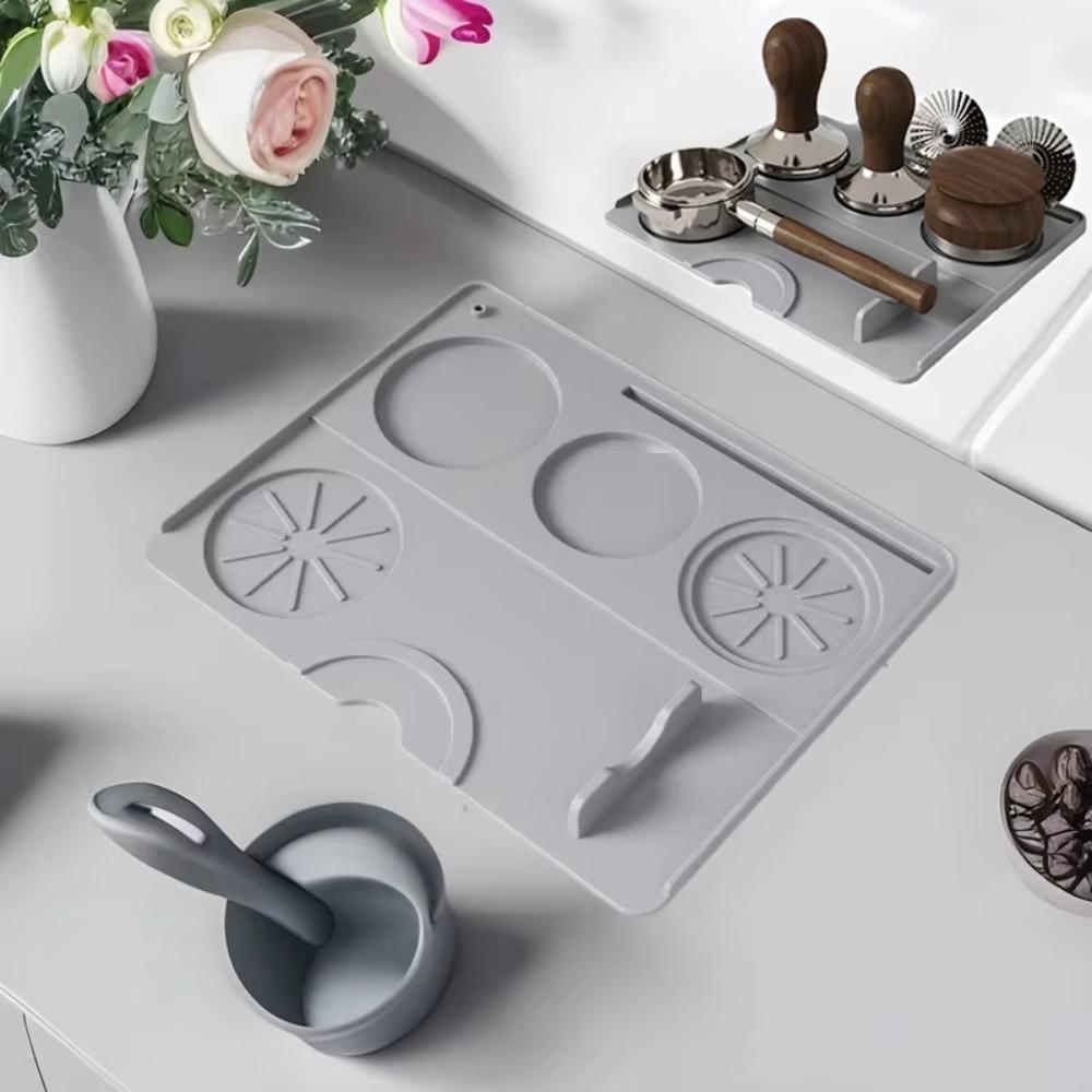 Anti-slip Coffee Machine Silicone Mat Heat Resistant Coffee Bar Mat  Dining Table