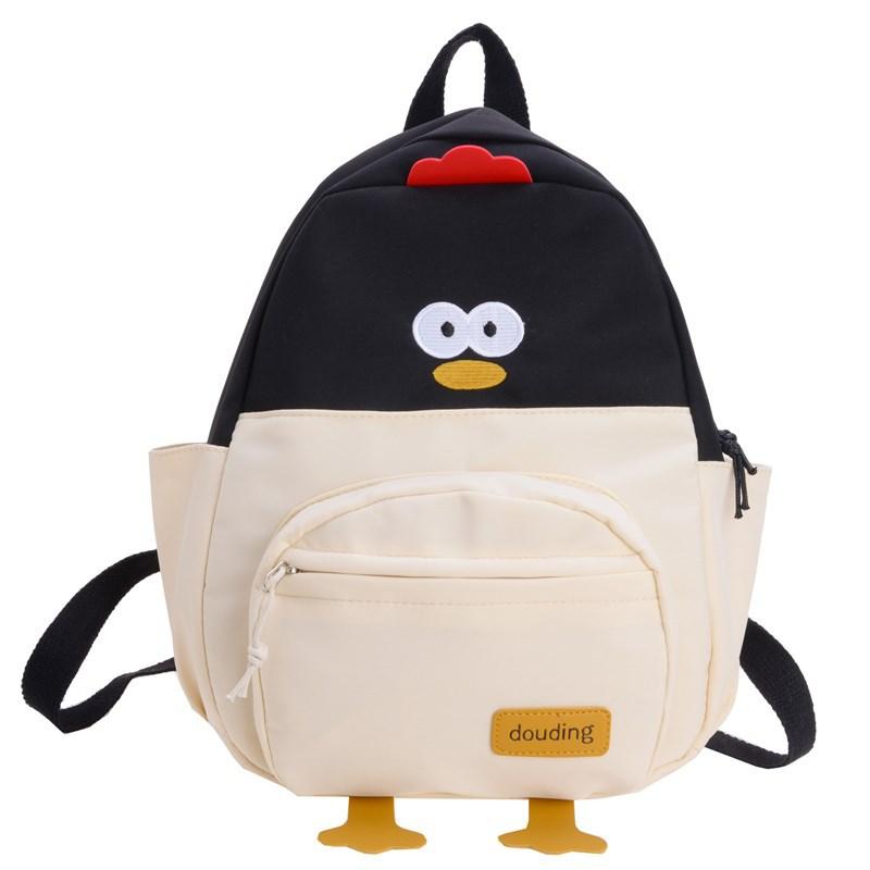 Children's Bags, Cute for Boys and Girls, Little Chicken Backpacks, Cartoon Schoolbags for Kindergartens and Primary School Students