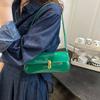 Women's vintage underarm bag hand-held small square bag