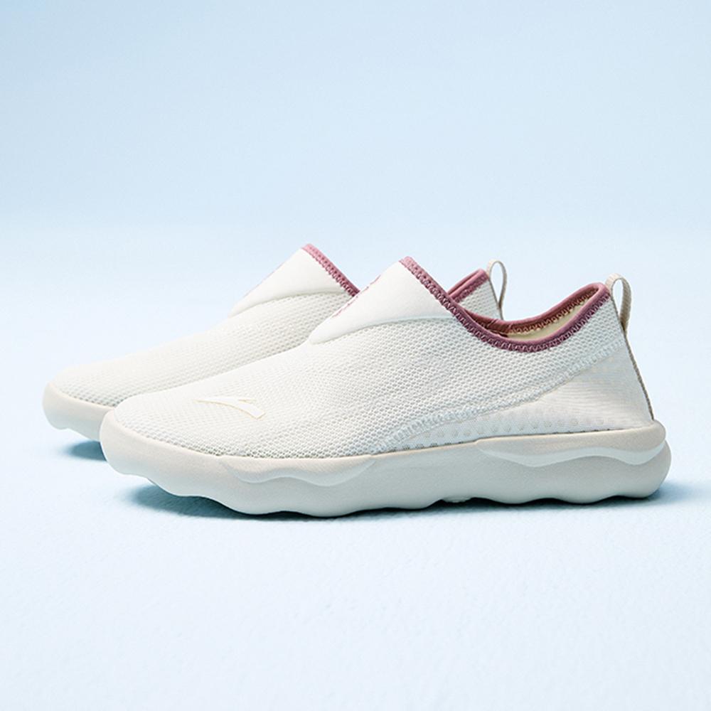 Anta Breathable Commute Casual Shoes Women Ivory White Black 922527703-1