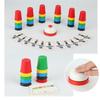 Speed Stacking Cup Plastic Card Game Family Outdoor Indoor Speed Challenge Training Party Desktop Fun Toys Children's Toys