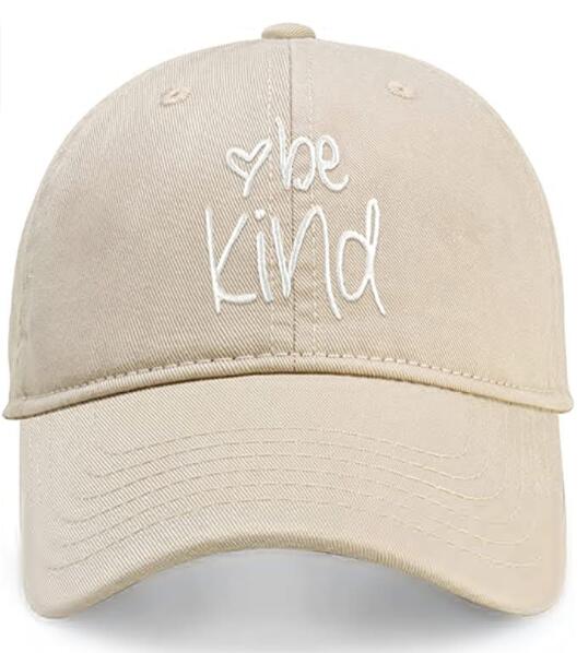 Be Kind Trendy Womens Baseball Cap Unisex Fashion Cotton Style Fun Inspirational Saying Seasonal Outdoor Travel Headwear