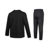 Nike As M Nsw Club Solid Color Crew Neck Sweatshirt And Cuffed Pants Casual Sports Set Men Sweatshirt and Pants Black BV2663-010+BV2738-010
