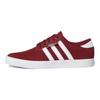 adidas Originais Seeley Couro Sintético Retrô Casual Respirável Cano Baixo Tênis de Skate Unissex Vermelho Branco EE6135