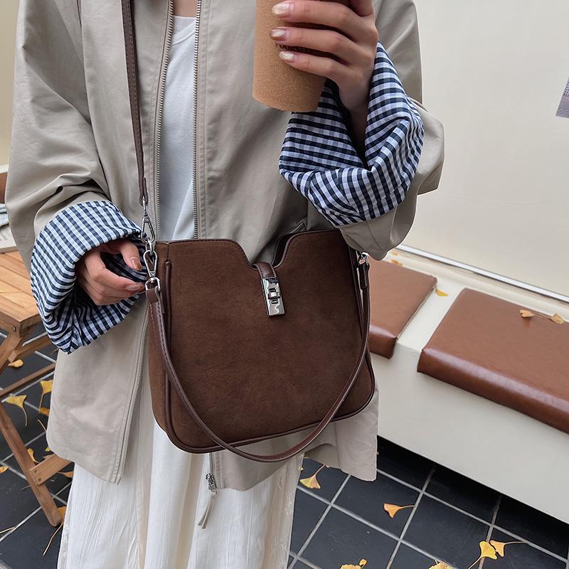 2025 Vintage Matná Minimalistická Velkokapacitní Taška Přes Tělo/Taška Přes Rameno