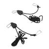 2Pcs Rope Hangers Strong Load Bearing Capacity Lightweight Portable Tent Adjustable Rope Buckle for Outdoor