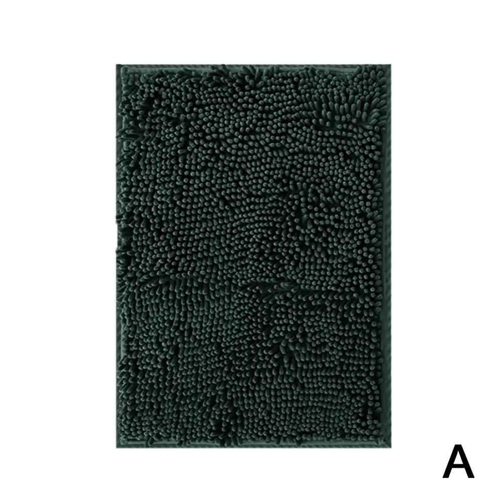 

Мягкий плюшевый коврик для унитаза, впитывающий шенилл, U-образный коврик для ванной, нескользящий коврик для ванной, мохнатые коврики для душа, машинная стирка, утолщенный ковер