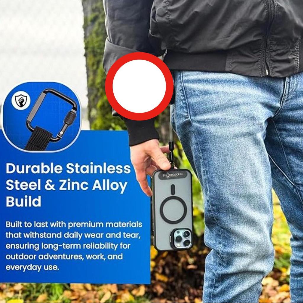 Outdoor Anti-Theft Phone Holder Cellphone Lanyard Strap Smartphone Safety Tether with Belt Clip Cellphone Lanyard for Travel