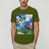 Frutiger Aero World Vaporwave T Shirts Unisexs 100 Cotton Novelty TShirt O Neck Tee Shirt Short Sleeve Clothes Plus Size