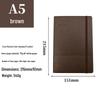 Color-Changing PU Business Notebook: Personalized Logo, Loose-Leaf Office Diary with Skin-Feel Finish.