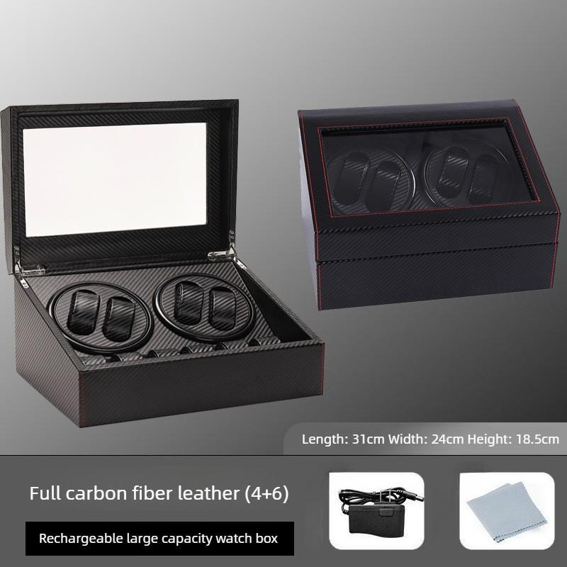Mechanical Watch Automatic Winding Watch Box High-end Watch Storage Box 4 Position Electric Watch Winder Display Box