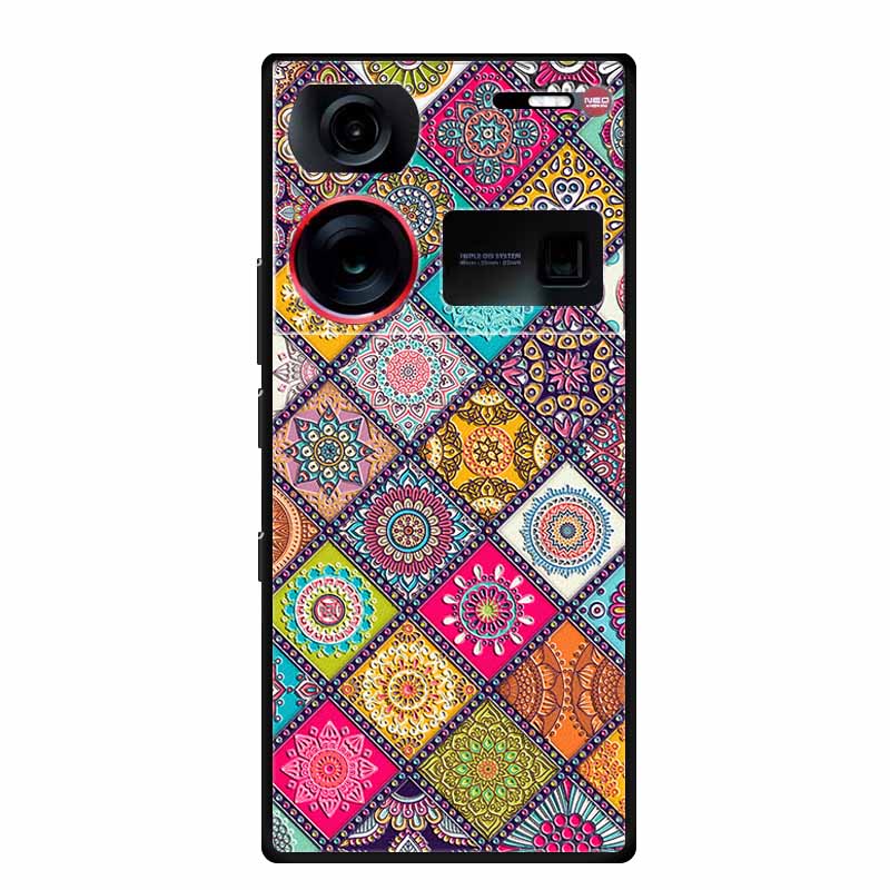 3D Emboss Case For ZTE Nubia Z60 Ultra Phone Case Flowers Soft Silicone Coque For Nubia Z60 Ultra Back Cover Cases Z 60 Z60Ultra