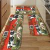 1Pcs Anti Fatigue Kitchen Rugs Cow And Rooster Farm Waterproof Non-Slip Thick Cushioned Kitchen Mat Heavy Duty Comfort Standing Mat for Kitchen