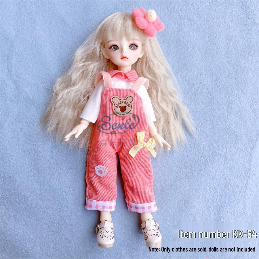 30 Cm BJD Doll Lolita Outfit Set - 6-Minute Dress Change for Girl's Gift